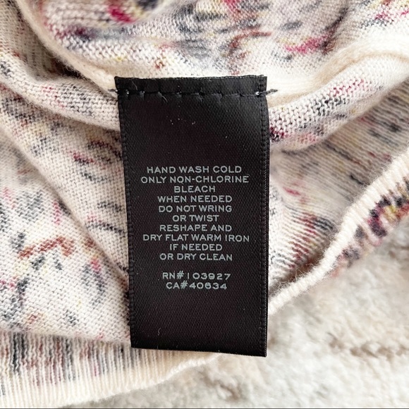 Marc by Marc Jacobs Multicoloured V-Neck Button up Cardigan Sweater Size Small - Picture 7 of 13